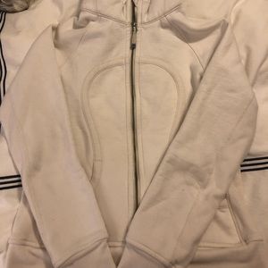 Lululemon classic cotton sweatshirt in cream
